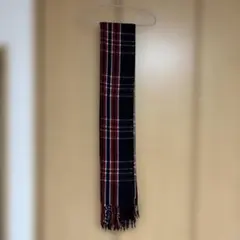 チェック柄マフラー