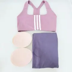 アディダス adidas スポーツブラ レギンス セット レディース サイズS