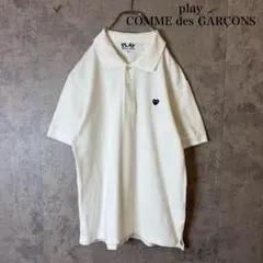 play COMME des GARÇONS ポロシャツ 白 N3795のサムネイル