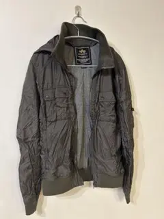 Alpha Industries フード付きジャケット ダークグレー