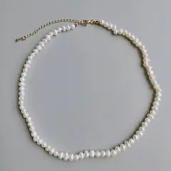 ベビー　淡水バロックパール　ネックレス