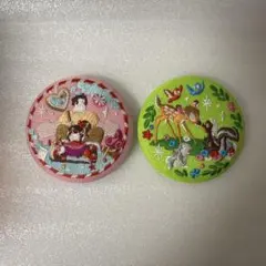 ディズニー刺繍缶バッジ 第2弾 バンビ シュガーラッシュ まとめ売り