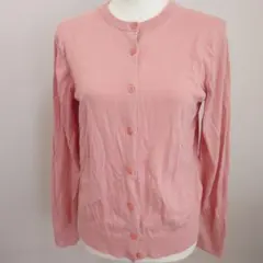 【UNIQLO】ピンクニットカーディガン