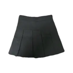 y2k プリーツスカート ブラック