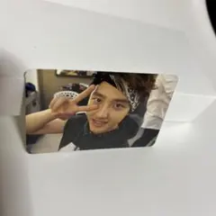K-POP タレントカード 自撮り写真 サイン入り　D.O