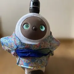 ラボット LOVOT ラボットの服ハンドメイド （ブルー）お祭りプリント