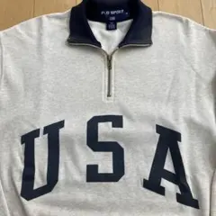 90年代 POLO SPORT HALF ZIP USA SWEAT
