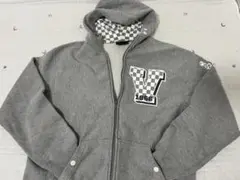 VANS ヴァンズ グレー ジップアップ パーカー M サイズ オークション