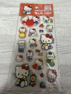 韓国限定 正規品 サンリオ マシュマロシール キティちゃん ぷくぷくシール