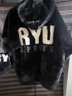 RYU SPORTS フード付きファーコート