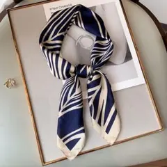 大判 スカーフ バックチャーム バッグスカーフ ヘアアクセ 上品 芭蕉柄