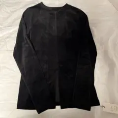 FREY DOUBLE VELOURE TOP /black完売品