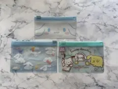 【新品未使用】 シナモン ポムポムプリン ポチャッコ クリアケース セット