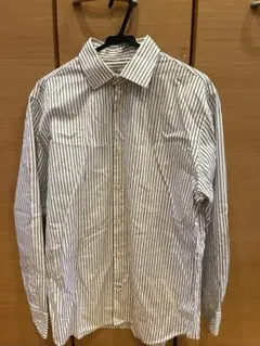 BANANA REPUBLIC ストライプ長袖シャツ M