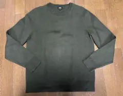 ユニクロ ウォッシャブルミラノリブクルーネックセーター