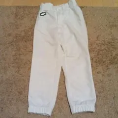 ホワイト ユニフォームパンツ S刺繍