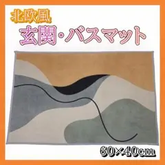 玄関マット バスマット 北欧 ラグ おしゃれ ラグマット　洗える　キッチンマット