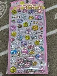 硬いシール 3D 立体シール ゆめかわ 動物 ぷっくり つやつや