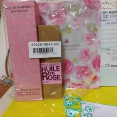 新品ローズドマラケシュ 洗顔/美容水/美容液/ヘアボディワックス 豪華4
