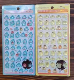 【新品未開封】ボンボンドロップシールmini ハンギョドン ポムポムプリン 2枚