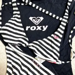 Roxy ストライプ柄ビキニ子供用ラッシュガードセット