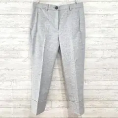 ジョゼフ JOSEPH センタープレス パンツ 【L】 カシミヤ混 ダブル 上品
