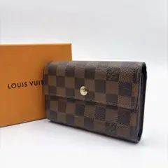 極美品 60 ルイヴィトダミエ 長財布 三つ折り財布 up4 - メルカリ