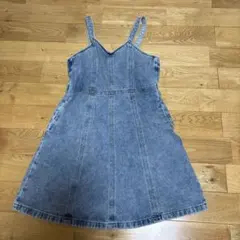 GU デニムジャンバースカート 140サイズ