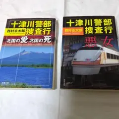 十津川警部シリーズ 北国の愛・北国の死と悪女2冊セット