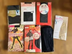 新品未使用 タイツ まとめ売り M〜L 80デニール5点 60デニール2点