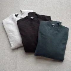 ユニクロ　カシミヤセーター　メンズS 3枚