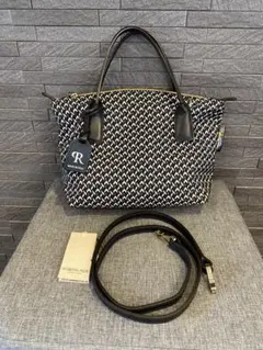 【正規品】ロベルタピエリ　2way スモールトートバッグ　ミッドナイト　美品