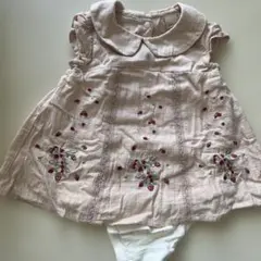 petit main 襟付きロンパース 70