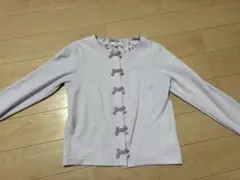 any FAM 薄紫 カーディガン 130