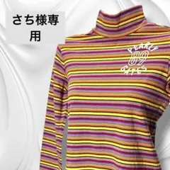 PEARLY GATES パーリーゲイツ モックネック長袖ボーダーカットソー