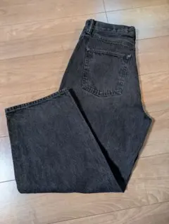 GAP スーパーバギー デニム ブラック 30/30