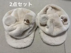 ディズニー くまのプーさん ふわふわファンキャップ 2点セット