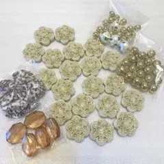 ビーズパーツ　アクセサリーパーツ　まとめ売り