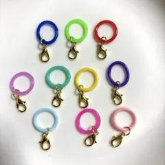 118 アンブレラマーカー　ペットボトルマーカー　シリコンリング金具付　10個