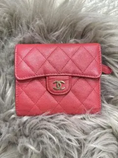 本日限定⭐︎CHANEL 折り財布 キャビアスキン 三つ折り財布