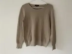 Reflect リフレクト ニット セーター クルーネック ベージュ