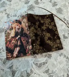 ハンドメイド　文庫本　ブックカバー　文庫本カバー　幻想的な少女のサムネイル
