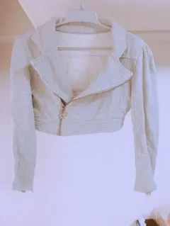 TRALALA ミニ丈ライダースジャケット