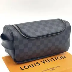定価12万✨ルイヴィトン ダミエ グラフィット トワレポーチ クラッチバッグ美品