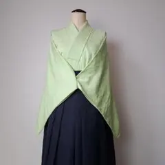 弓道 着物 和服 審査 薄緑色