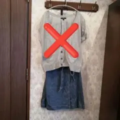 GAP ベスト、スカート　セット S