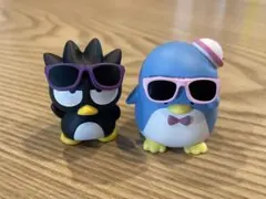 はぴだんぶい グラサンばちばちフィギュア（バッドバツ丸＆タキシードサム）