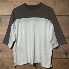 niko and...ニコアンド ゆるだぼバイカラービッグシルエット Tシャツ3