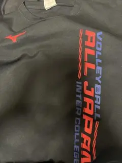 Mizuno バレーボール シャツ 黒/赤/青