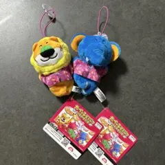 たべっ子どうぶつTHE MOVIE DRIVE ライオン ゾウぬいぐるみ